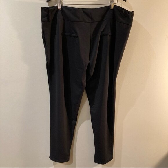 LEZÉ THE LABEL Sz 3X Pull On with Belt Loops Faux Zipper and  Pockets Pants - Picture 3 of 6